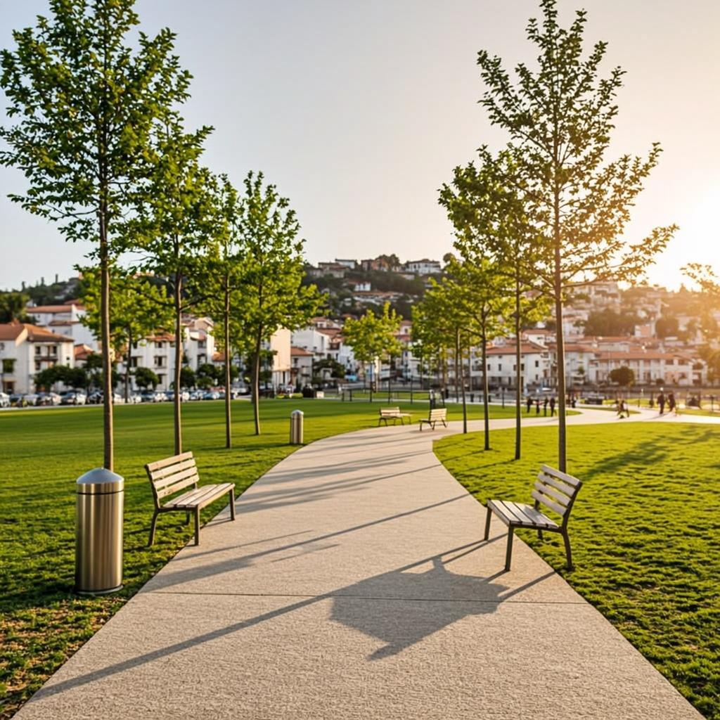 Requalificação de parque urbano — Aguada de Cima, 2018