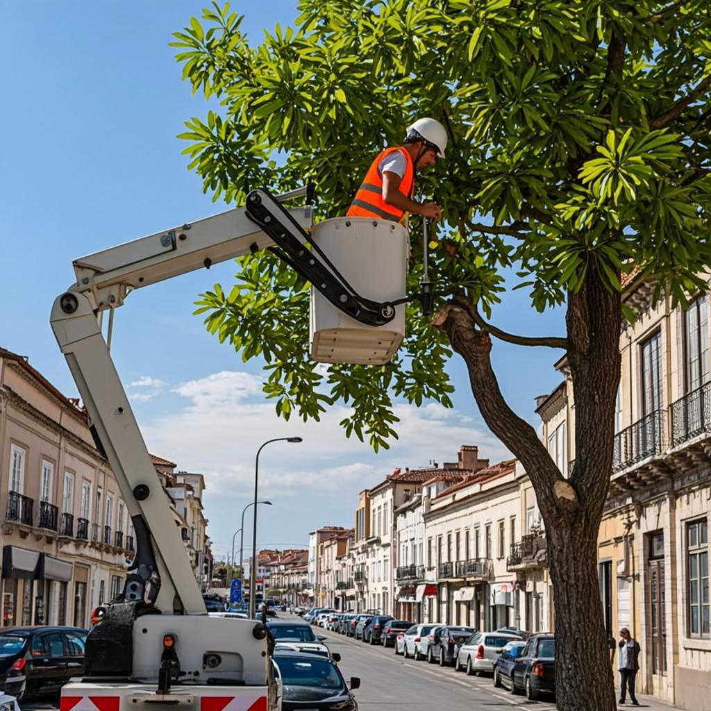 Poda de árvores — Viseu, 2013